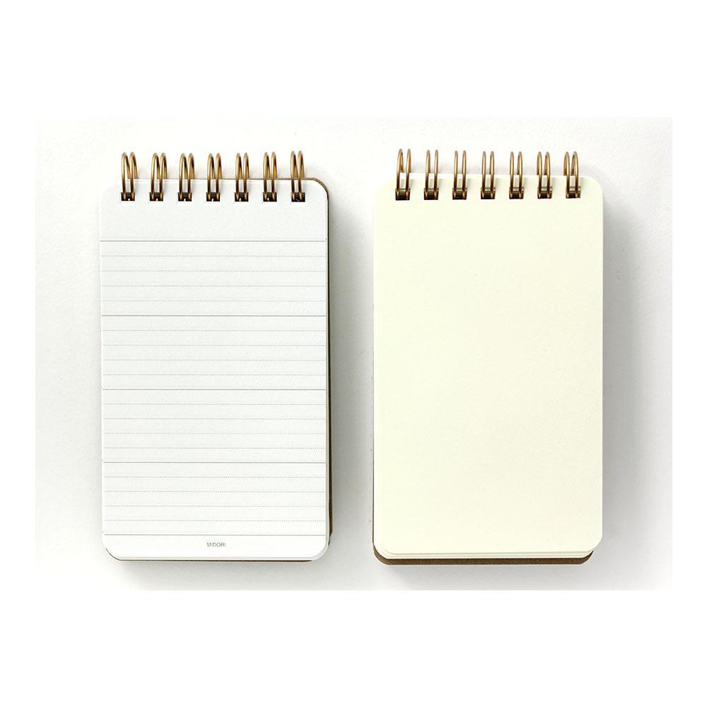 Midori - WM Grain Notepad Dark Brown-Notitieblok-DutchMills