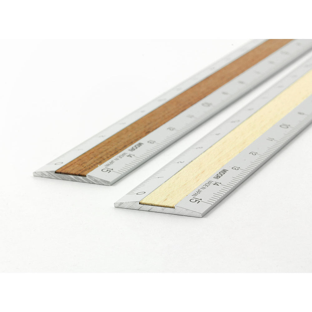 Midori - Wooden Ruler 15 cm - Light Brown-Liniaal-DutchMills