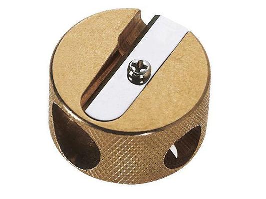 Mobius & Ruppert - Puntenslijper messing dubbel rond-Puntenslijper-DutchMills