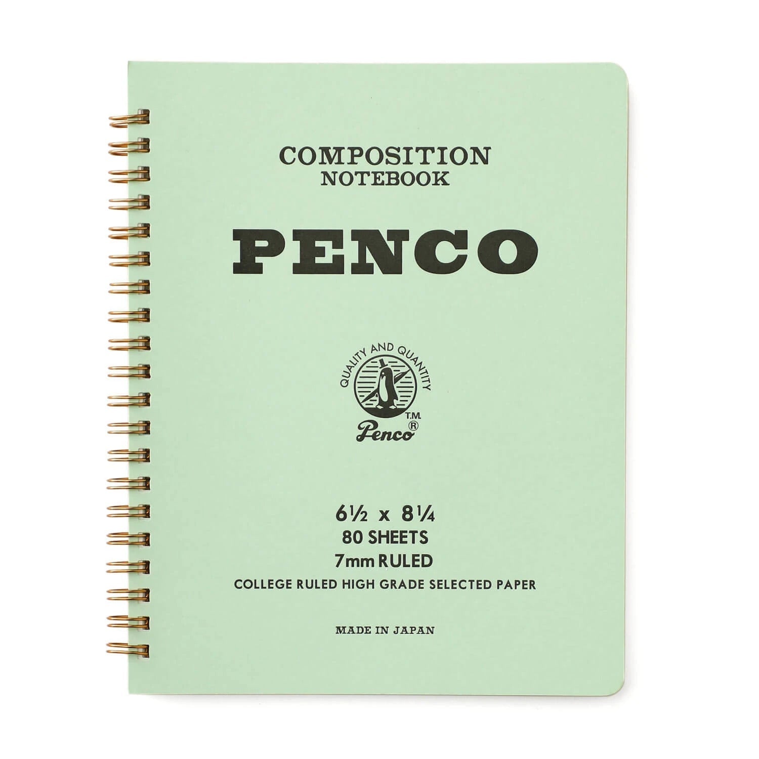 Penco - Coil Notebook Large - Mint-Notitieboek-DutchMills