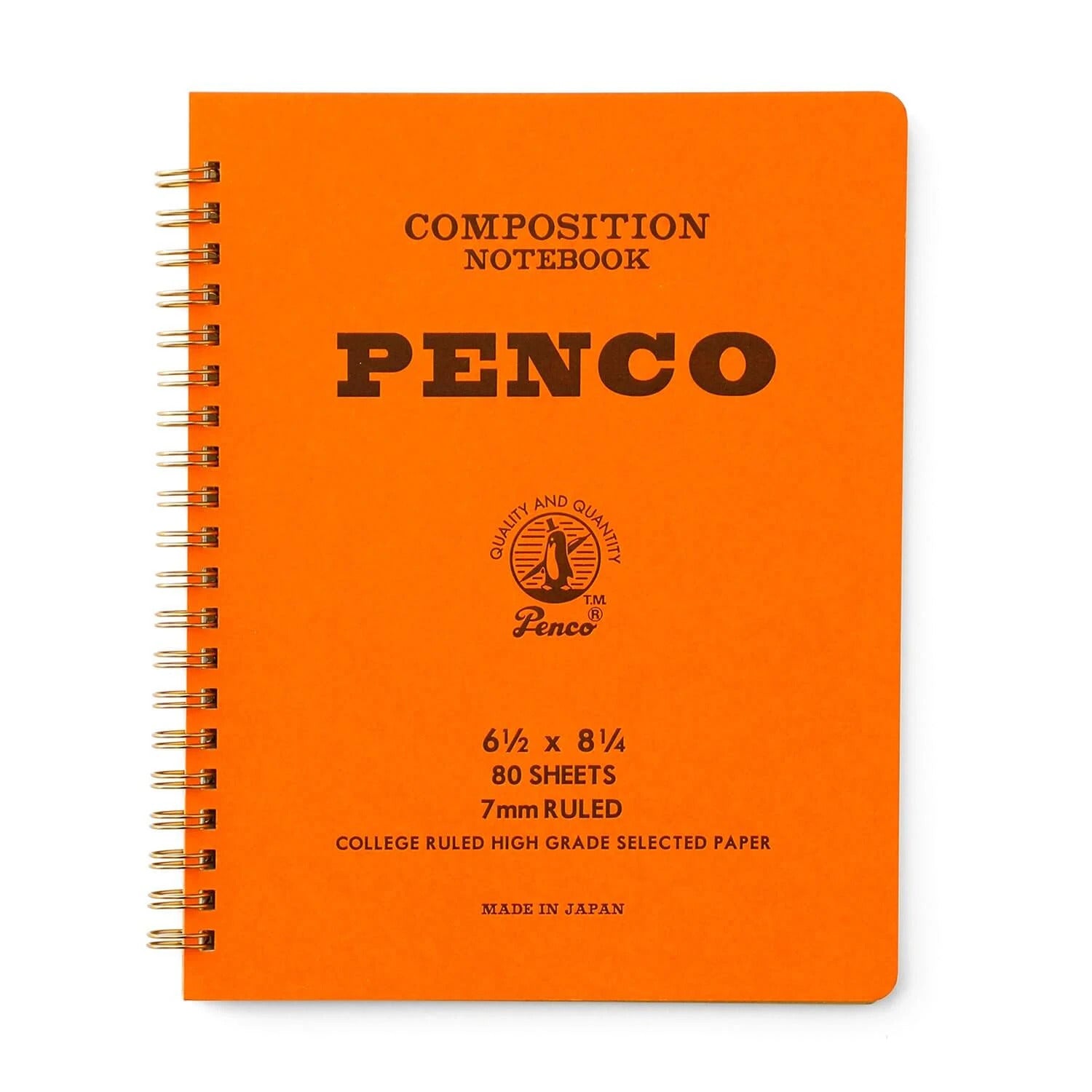 Penco - Coil Notebook Large - Orange-Notitieboek-DutchMills