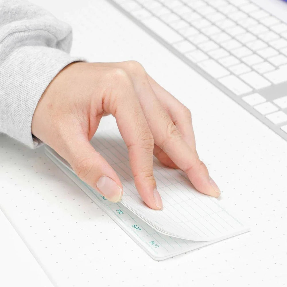 Penco - Sticky Memo Pad Weekly - White-Memopad-DutchMills