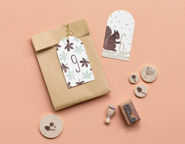 Perlenfischer - Eekhoorn-Stempel-DutchMills