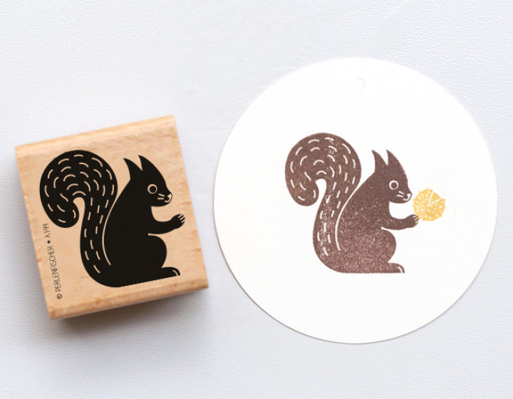 Perlenfischer - Eekhoorn-Stempel-DutchMills