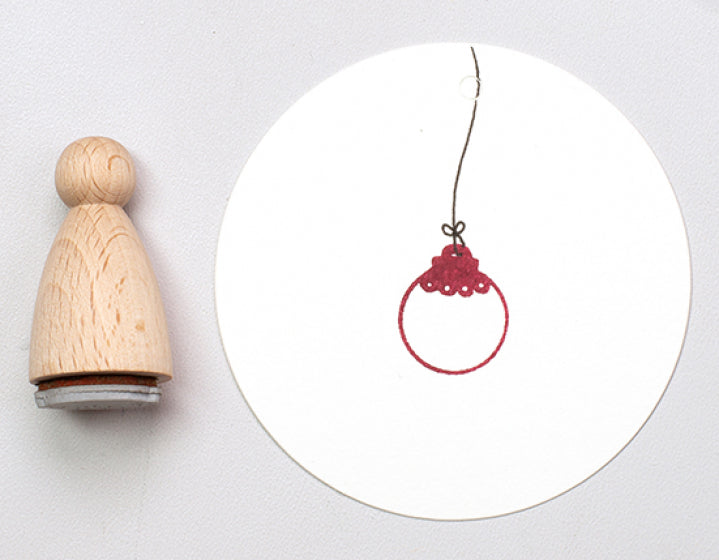 Perlenfisher - Kerstbal-Stempel-DutchMills