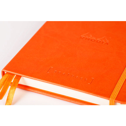 Rhodia - Goalbook A5 Hard Cover - Dot Grid - Tangerine-Notitieboek-DutchMills