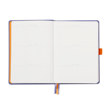 Rhodia - Goalbook A5 Hard Cover - Dot Grid - Turquoise Blue-Notitieboek-DutchMills