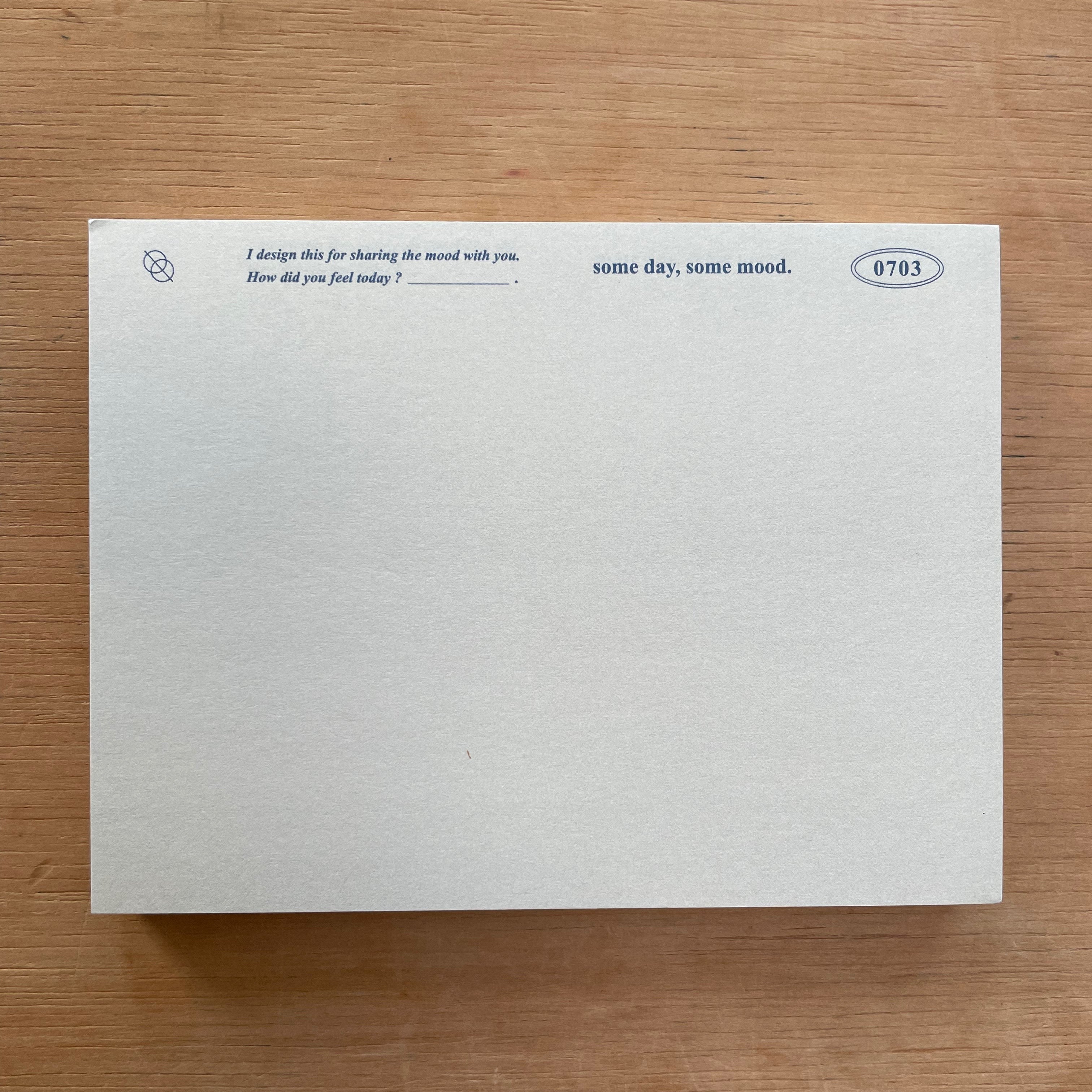 Some Mood Design - Memopad Plain - Ivory-Sticky Notes-DutchMills