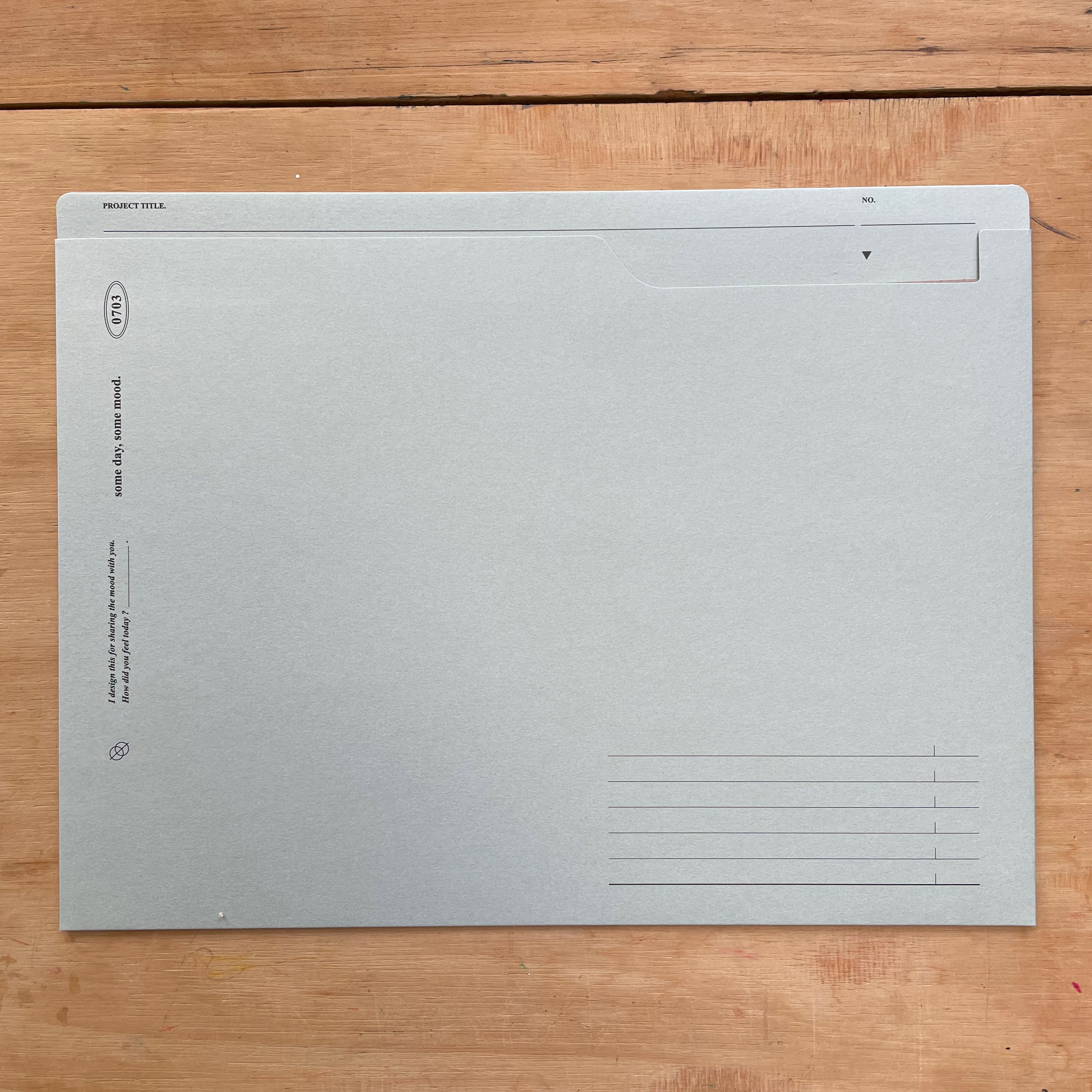 Some Mood Design - Signature Paper Holder - A4 - Mint Gray-Opbergmap-DutchMills