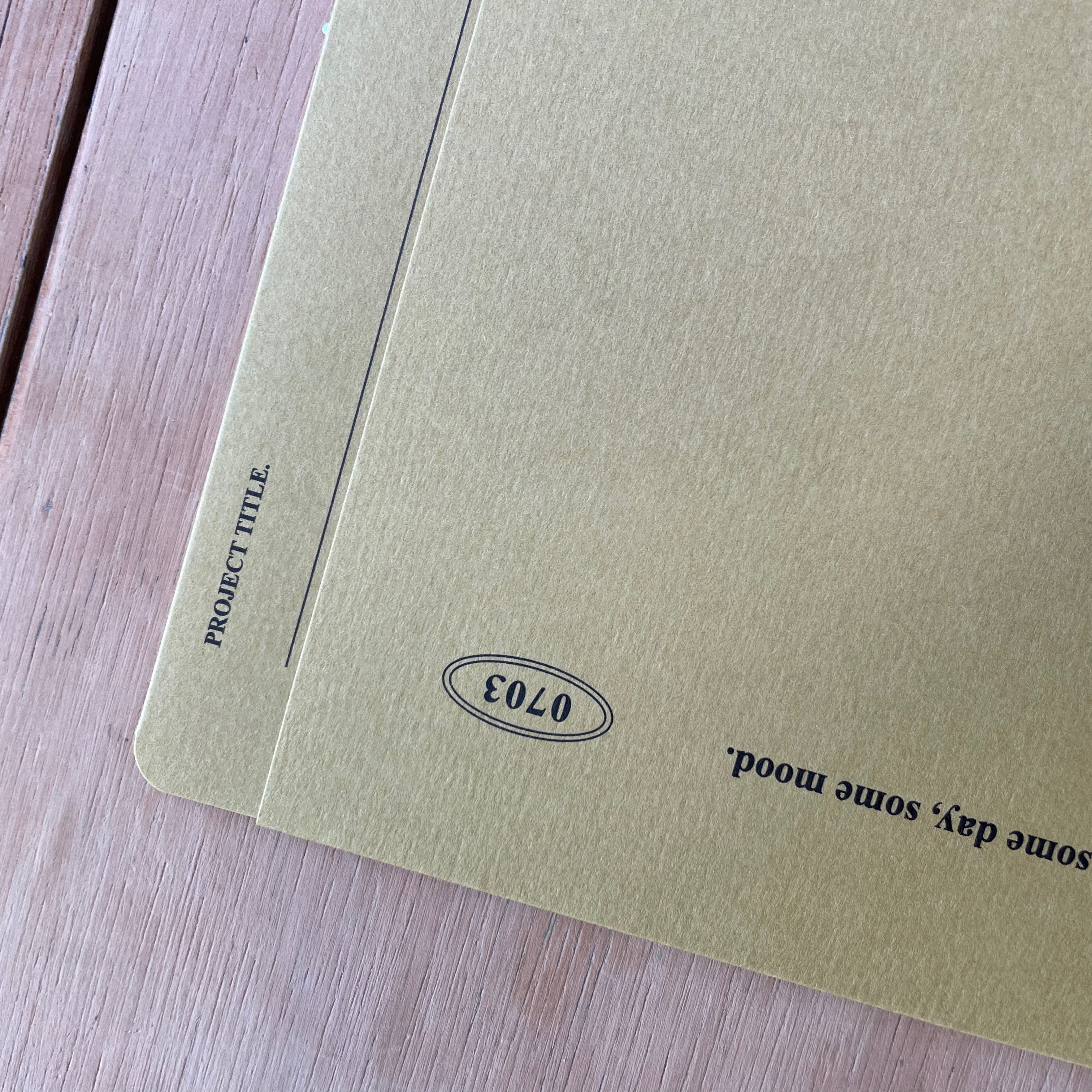 Some Mood Design - Signature Paper Holder - A4 - Oat-Opbergmap-DutchMills