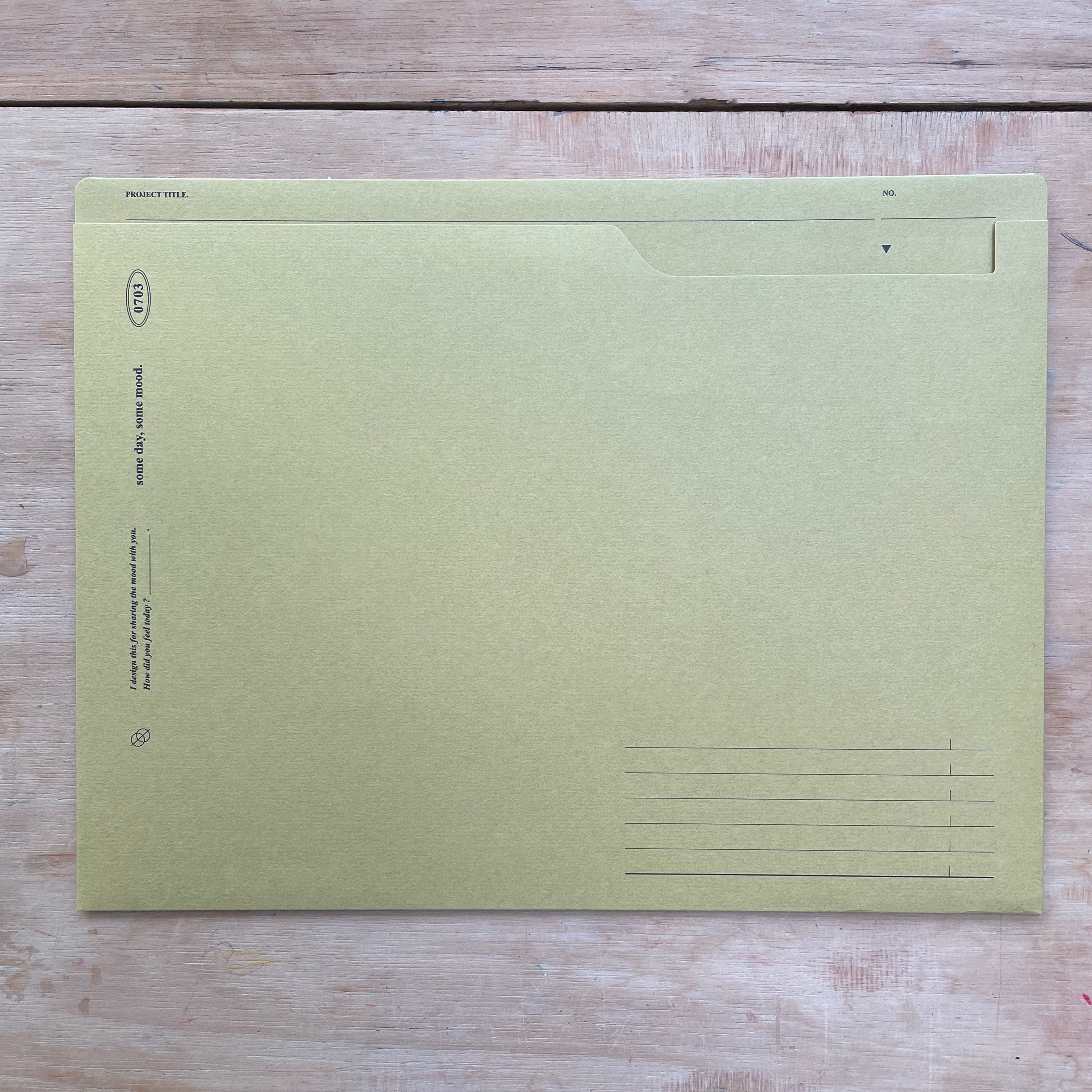 Some Mood Design - Signature Paper Holder - A4 - Oat-Opbergmap-DutchMills