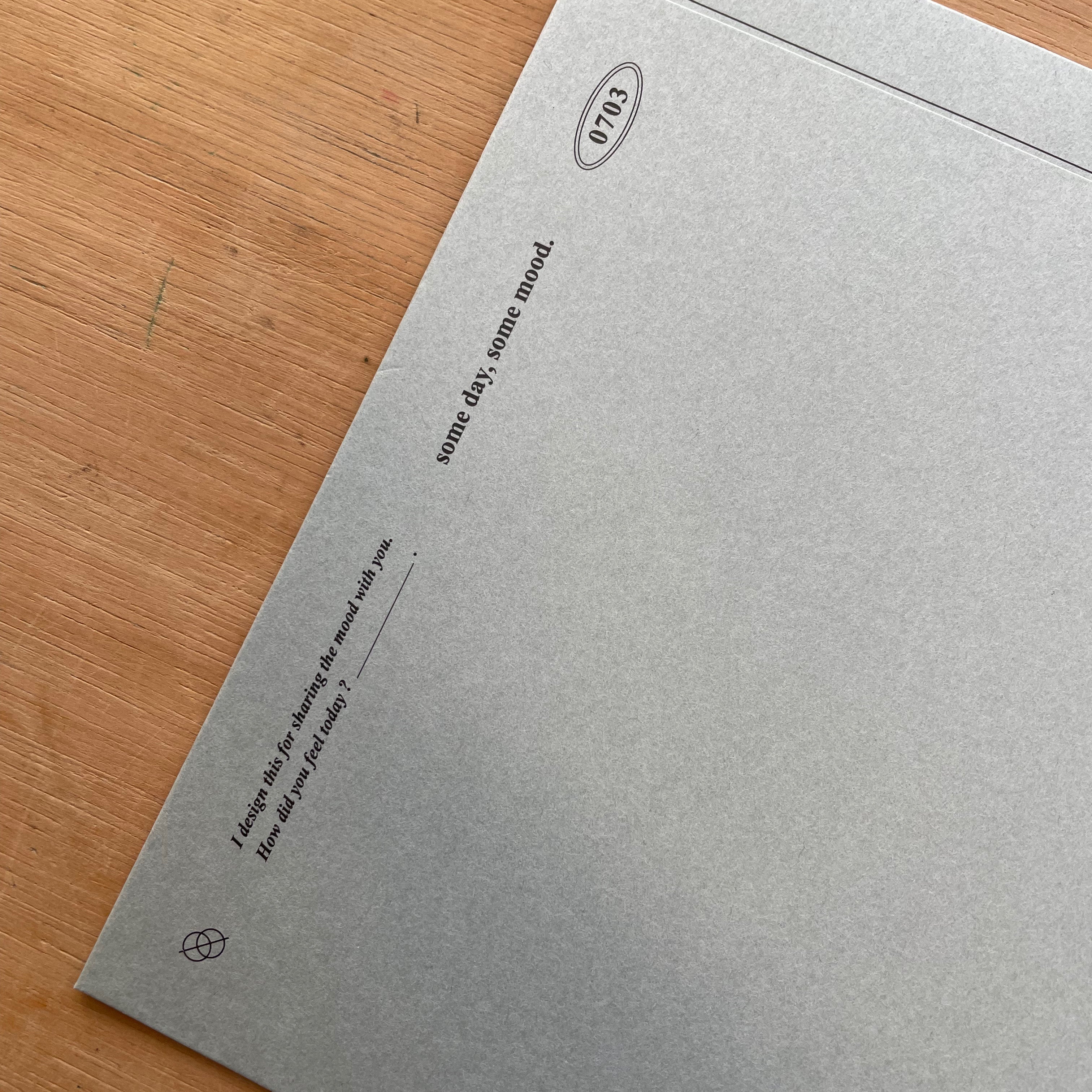 Some Mood Design - Signature Paper Holder - A5 - Mint Grey-Opbergmap-DutchMills