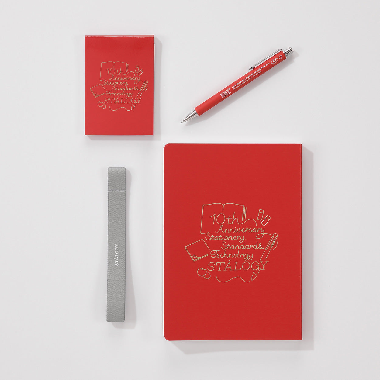 Stalogy - Anniversary 10th Set - Red-Notitieboek-DutchMills