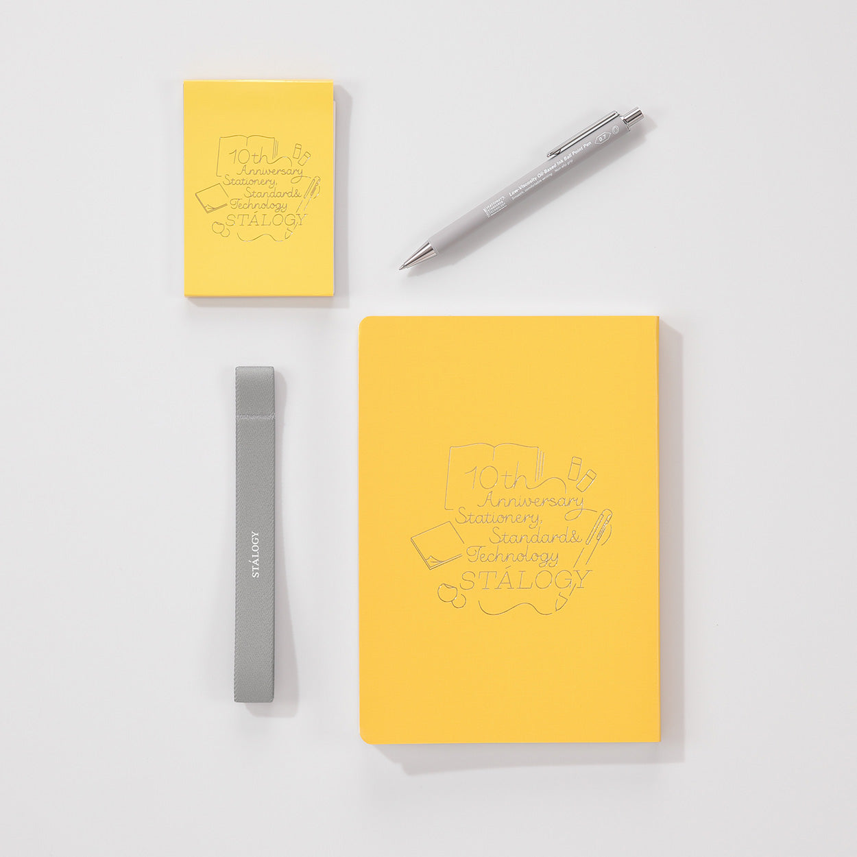 Stalogy - Anniversary 10th Set - Yellow-Notitieboek-DutchMills