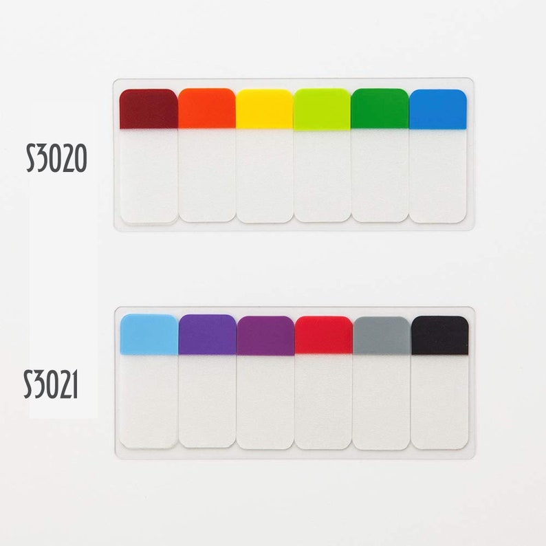 Stalogy - Short Sticky Notes - 6 colours - set B-Sticky Notes-DutchMills