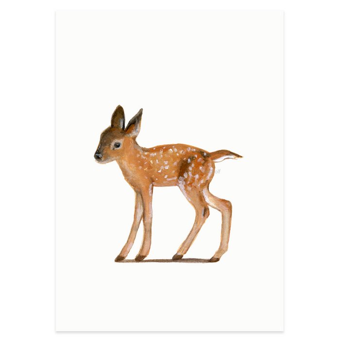 Stokwolf - Jong edelhert-Kaart-DutchMills