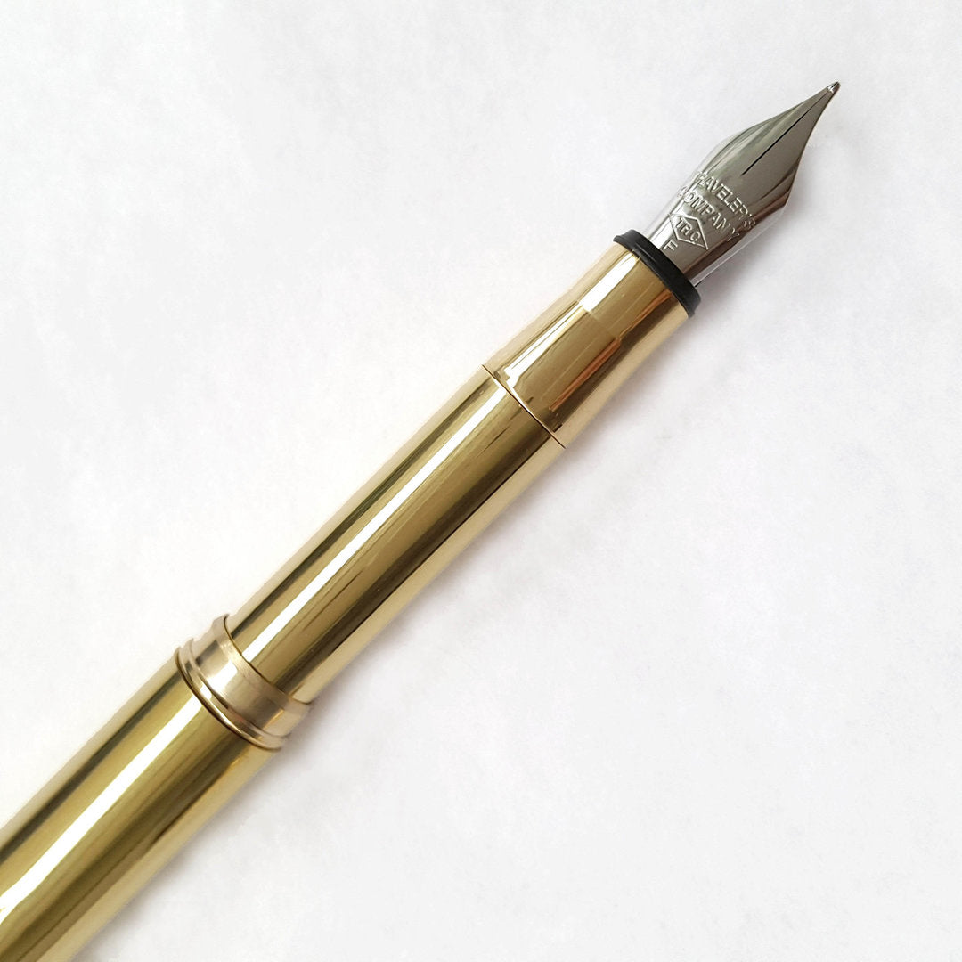 TRAVELER'S COMPANY - Brass Fountain Pen Solid Brass-Vulpen-DutchMills