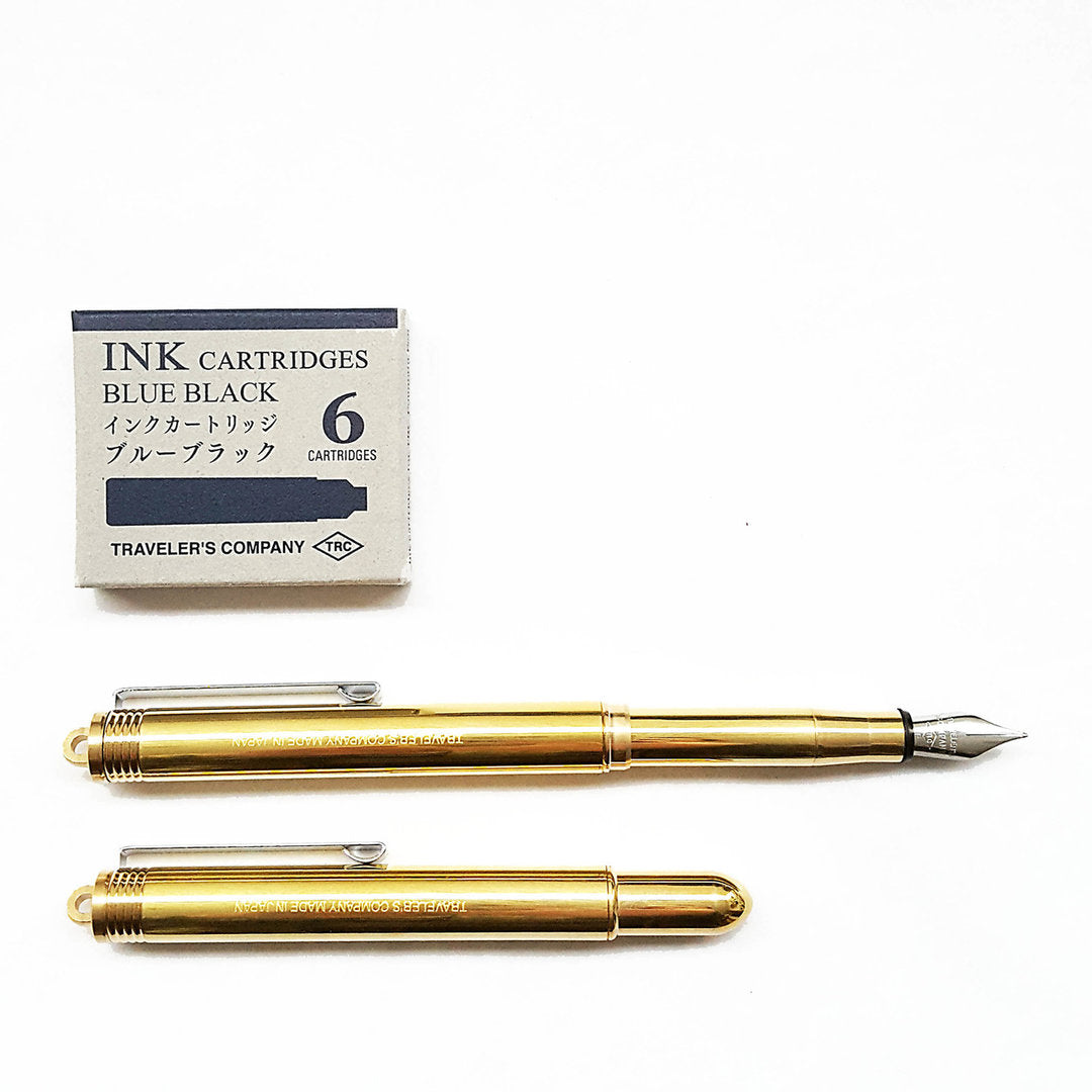 TRAVELER'S COMPANY - Brass Fountain Pen Solid Brass-Vulpen-DutchMills