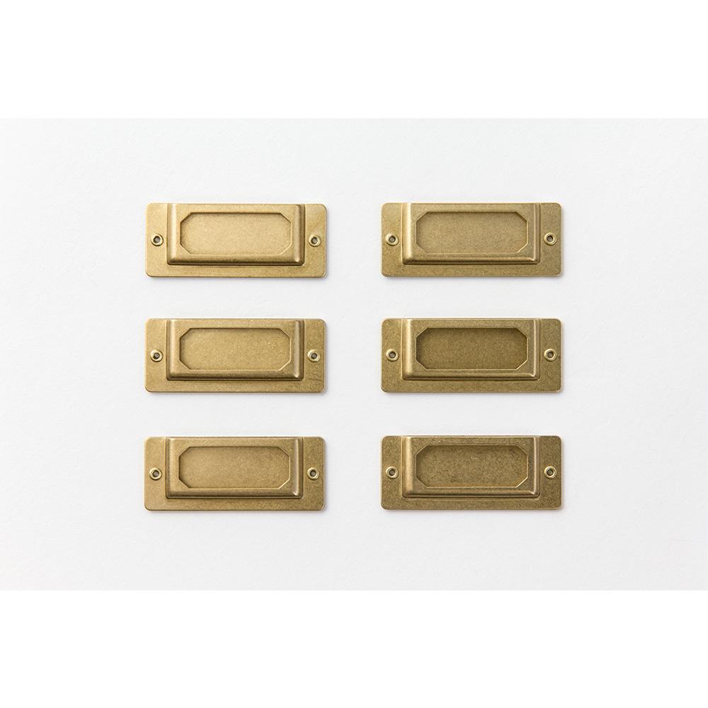 TRAVELER'S Company - Brass Label Plates-Lineaal-DutchMills