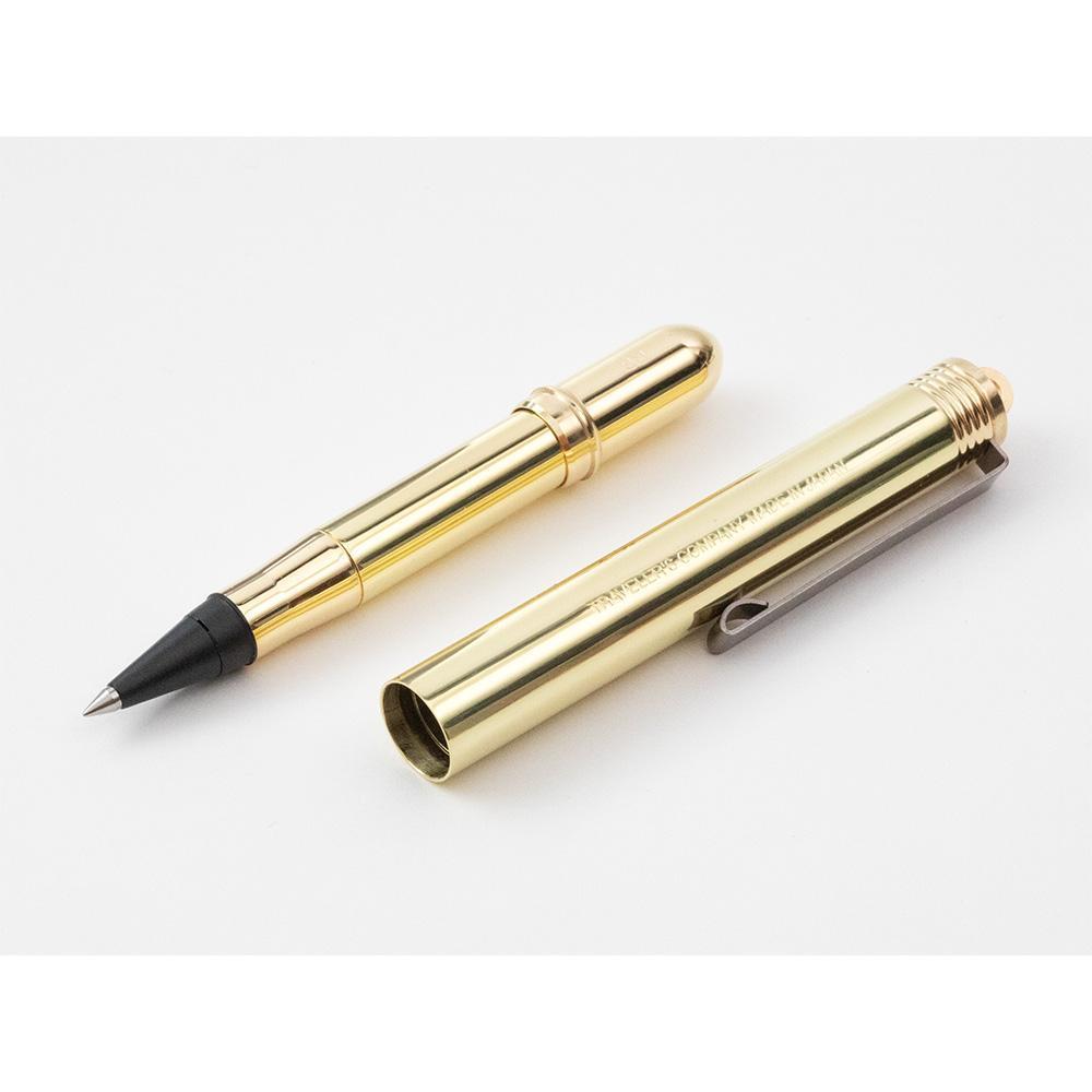 TRAVELER'S Company - Brass Rollerball Pen Solid Brass-Vulpen-DutchMills