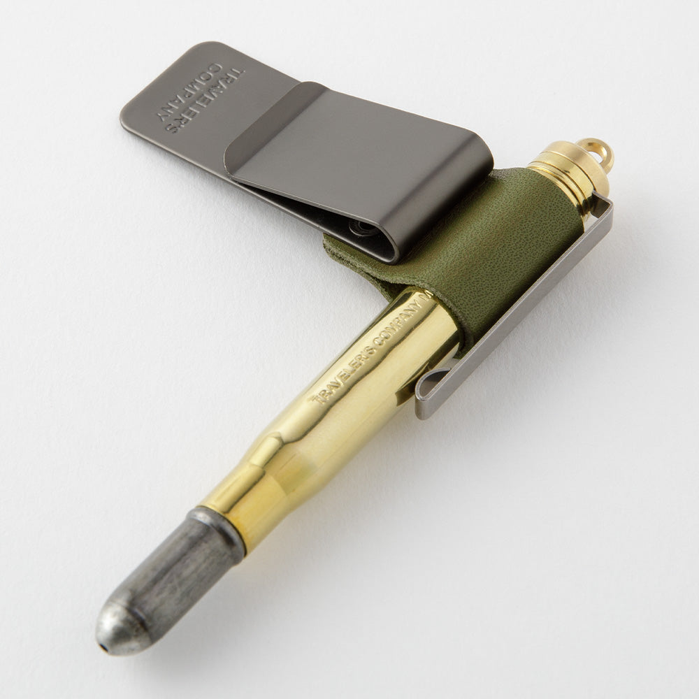 PRE-ORDER TRAVELER'S notebook - 016 Pen Holder (M) Olive-Penholder-DutchMills