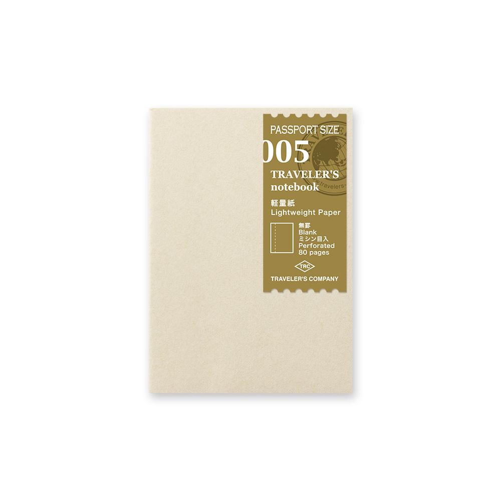 TRAVELER'S Notebook Refill 005 - Lightweight Paper Notebook - Passport Size-Refill-DutchMills