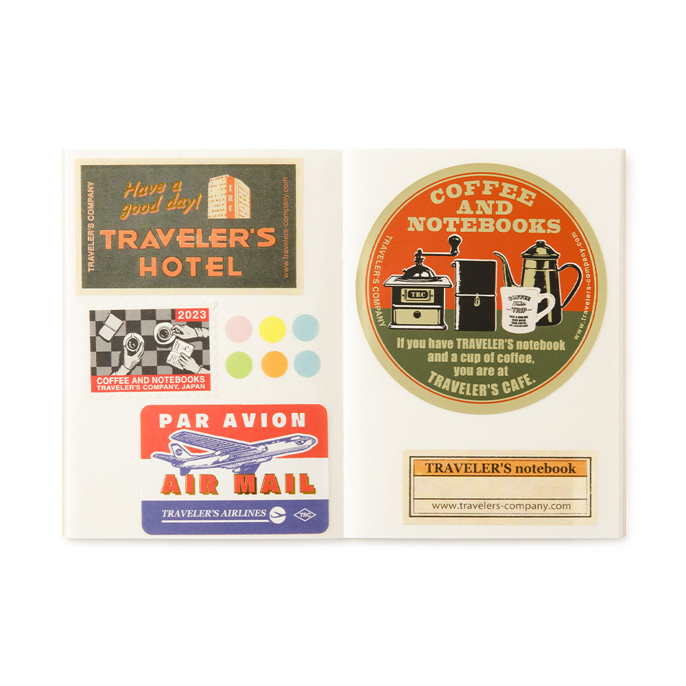 PRE-ORDER TRAVELER'S notebook Refill 017 - Sticker Release Paper - Passport Size-Refill-DutchMills