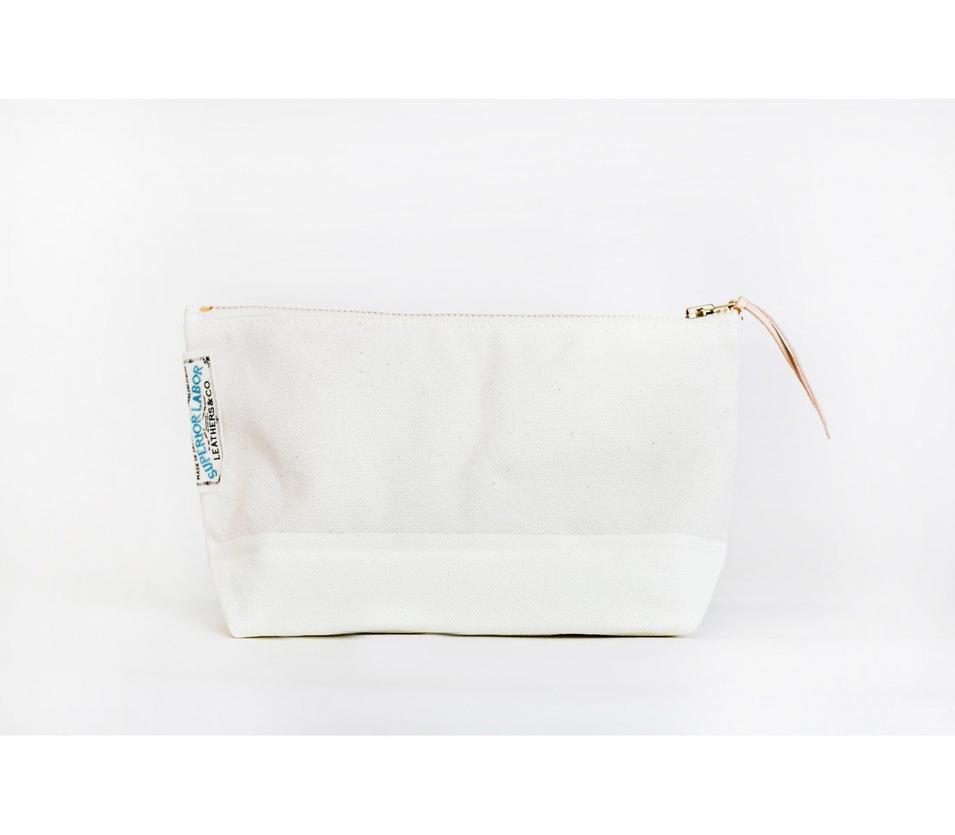 The Superior Labor - Cotton Canvas Pouch #03 - White-Etui-DutchMills