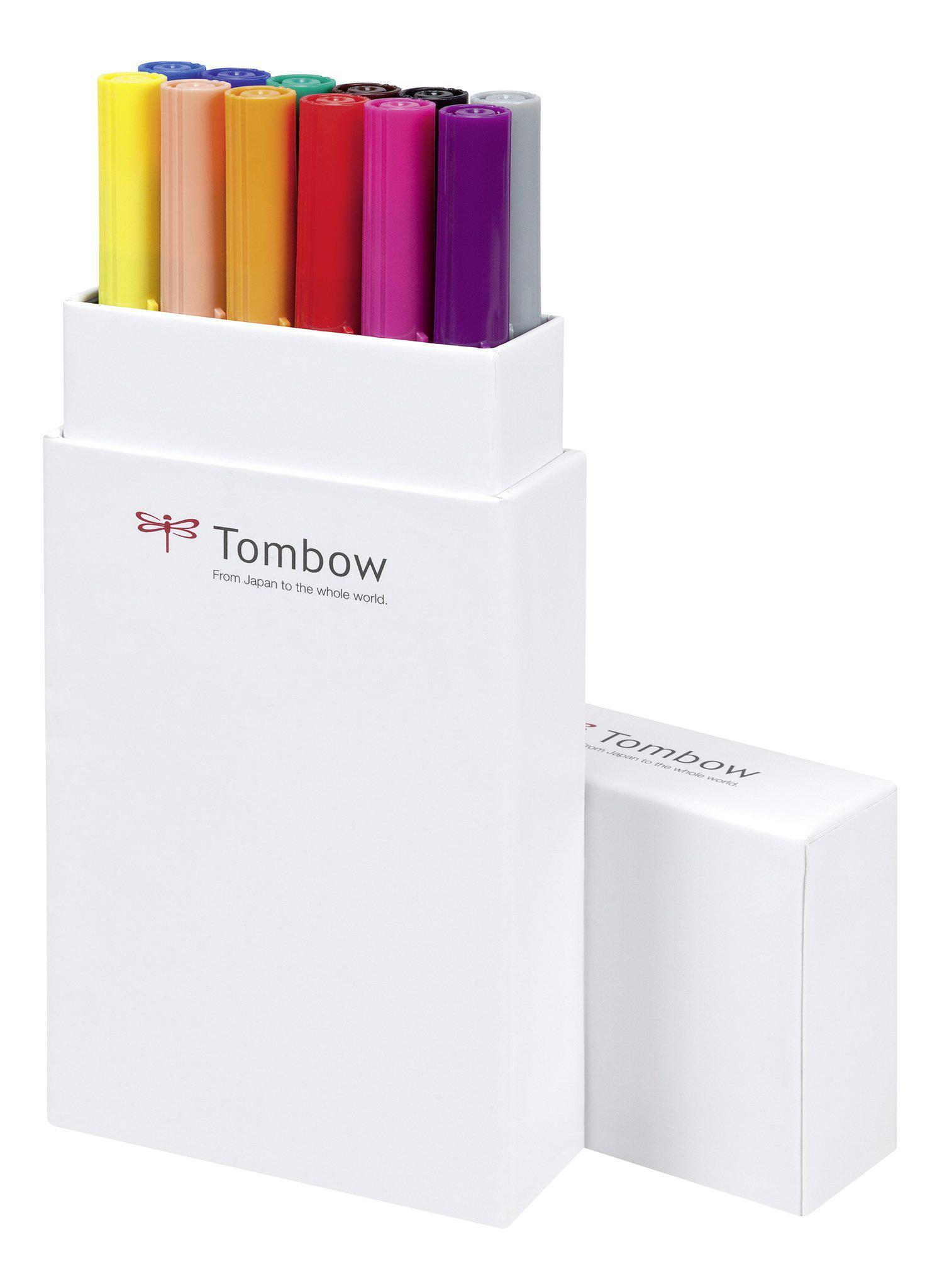 Tombow - ABT Dual Brush Pens (set van 12) - Primary colours-Stift-DutchMills