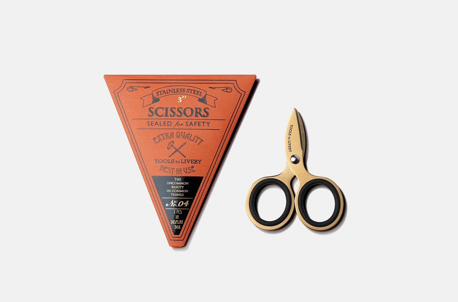 Tools to Liveby - Scissors 3" - Gold (schaar)-Schaar-DutchMills