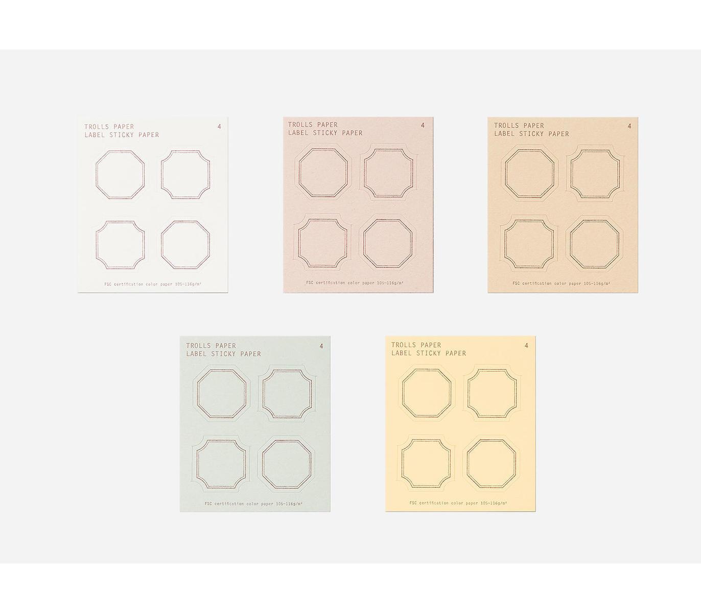 Trolls Paper - Label Sticky Paper - Design B-Sticker-DutchMills