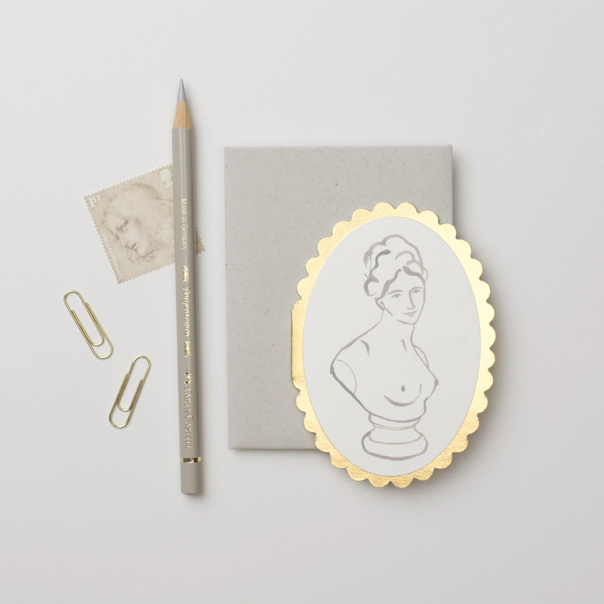Wanderlust Paper Co. - Classical Mini Bust-Kaart-DutchMills