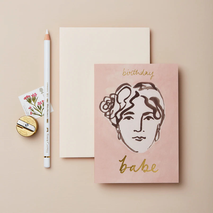 Wanderlust Paper Co. - Portrait 'Birthday Babe'-Kaart-DutchMills