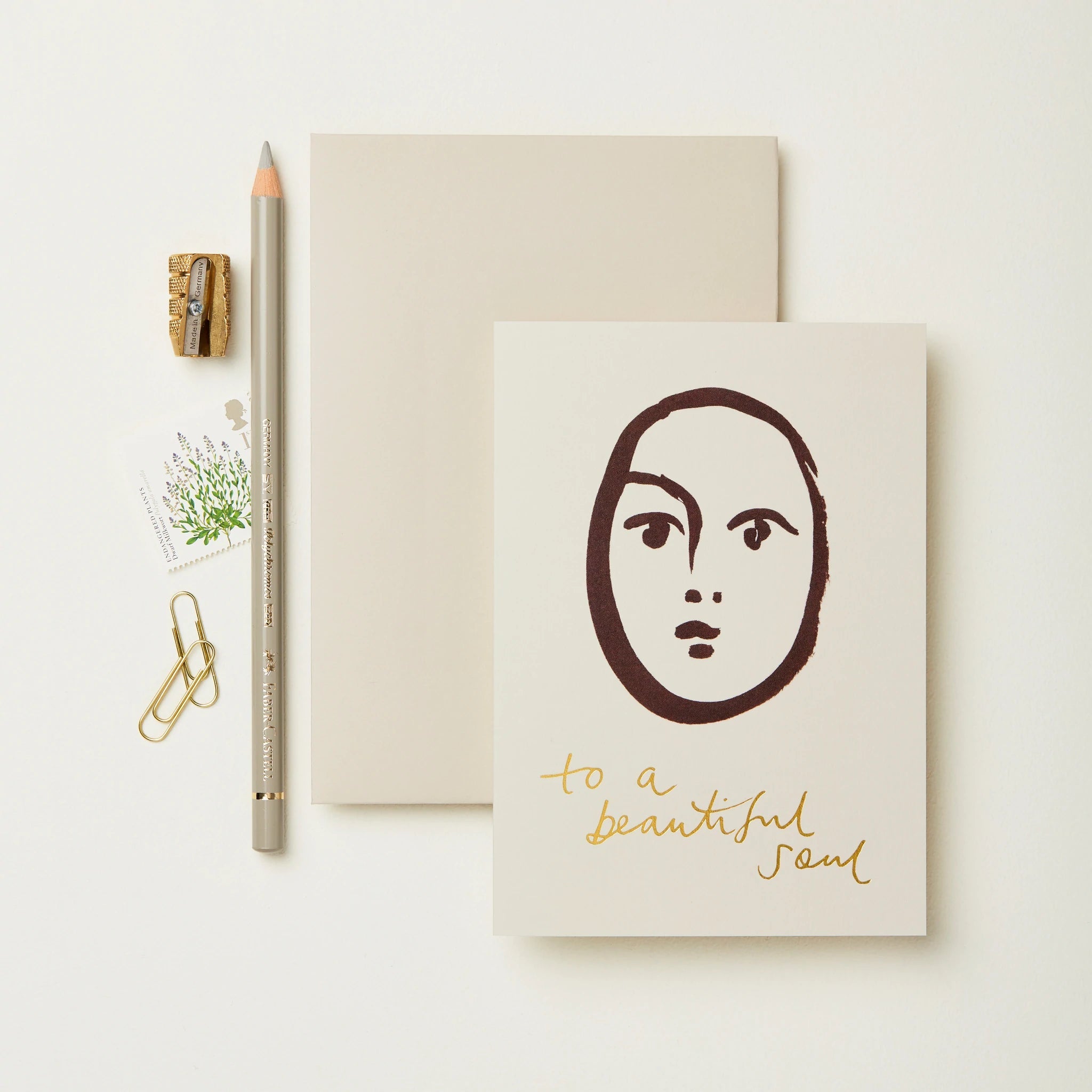 Wanderlust Paper Co. - Portrait 'To A Beautiful Soul'-Kaart-DutchMills