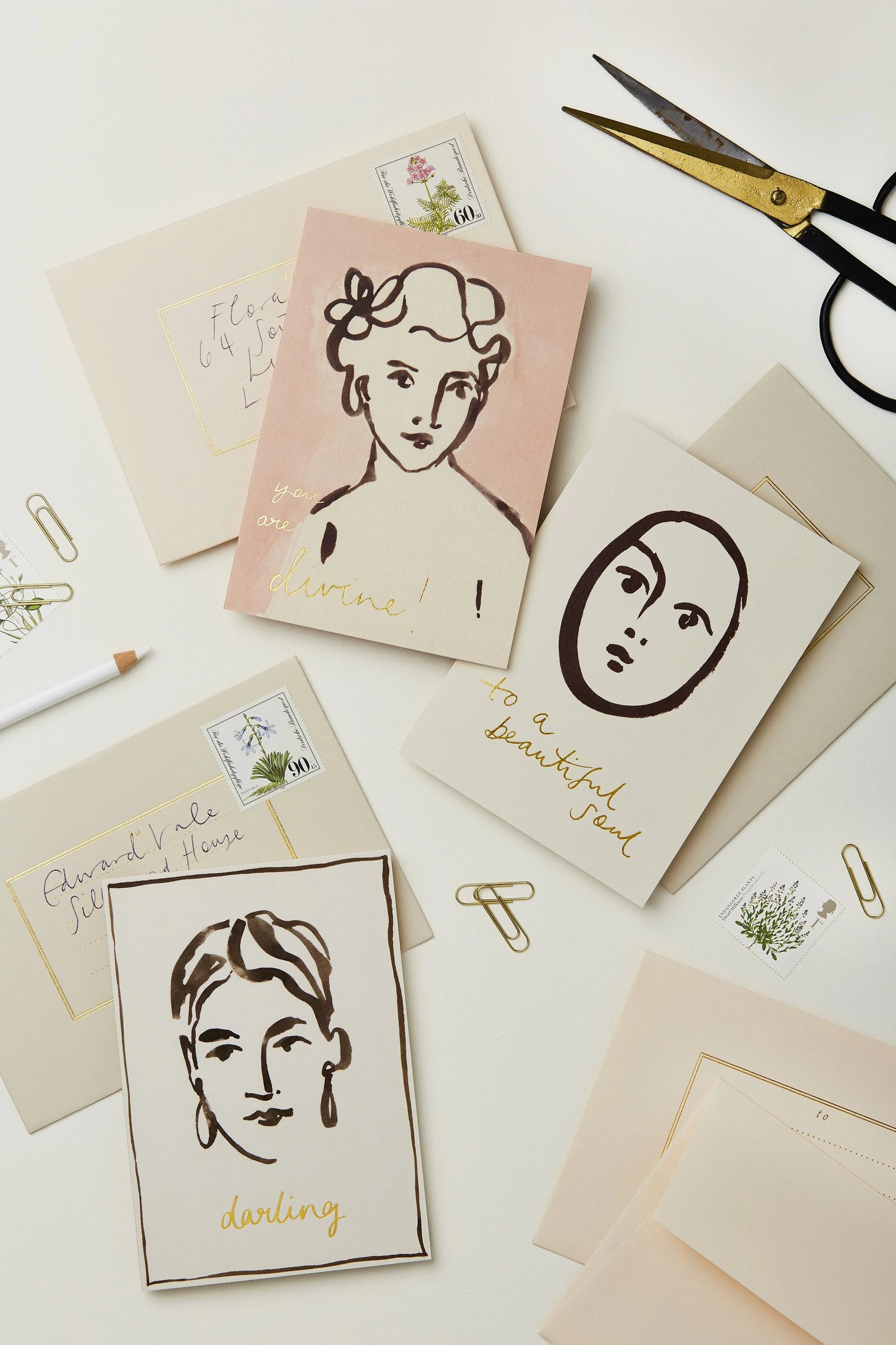 Wanderlust Paper Co. - Portrait 'You Are Divine'-Kaart-DutchMills