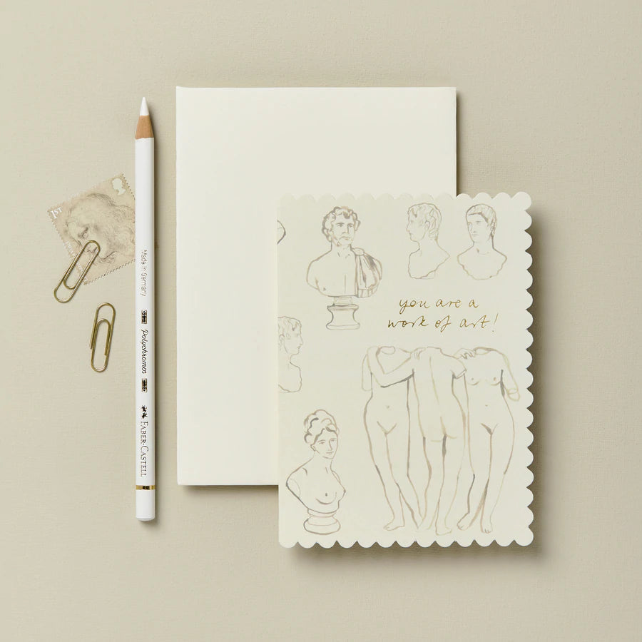 Wanderlust Paper Co. - You Are a Work of Art-Kaart-DutchMills