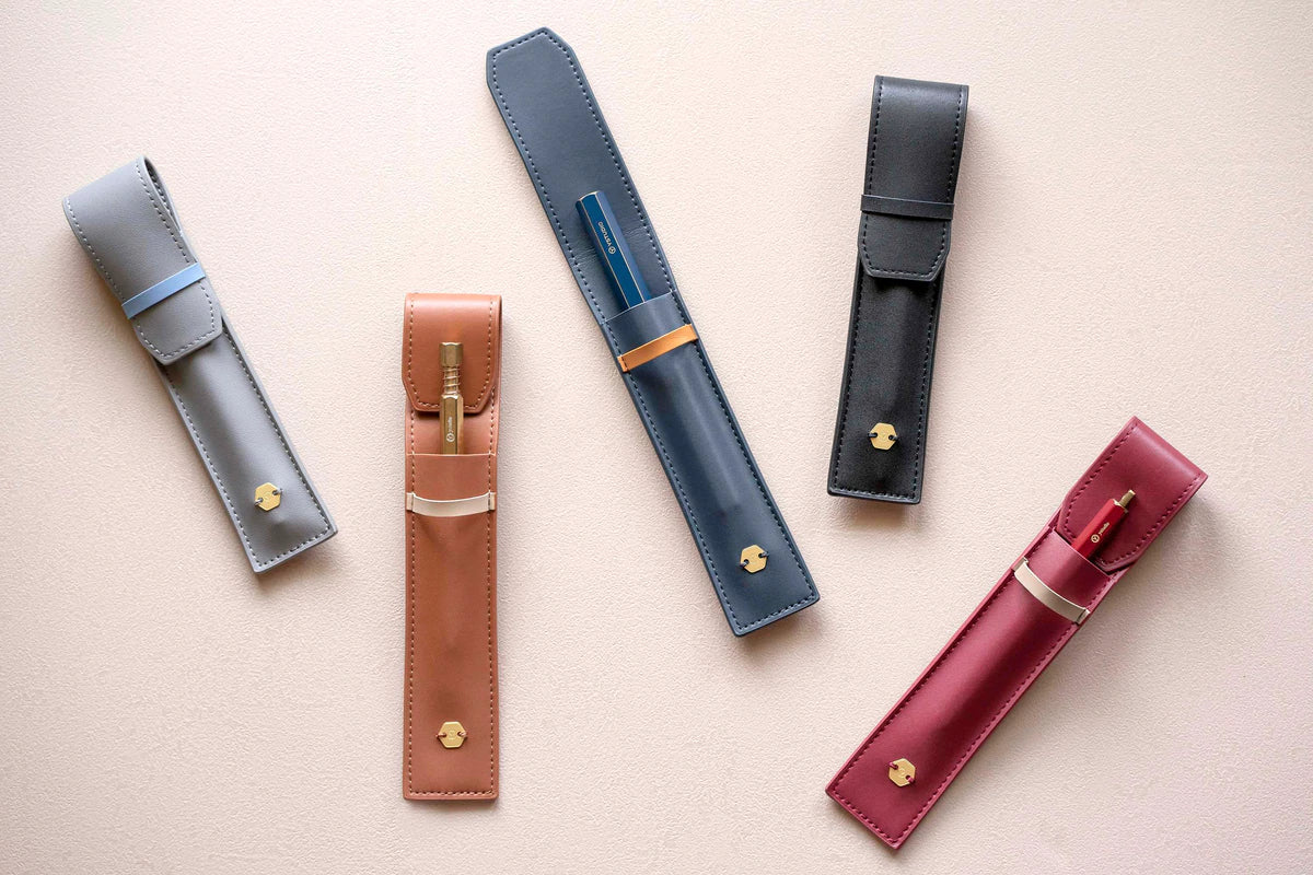 Ystudio - Classic Reflect Pen Pouch - Red-Etui-DutchMills