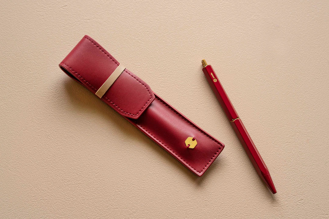 Ystudio - Classic Reflect Pen Pouch - Red-Etui-DutchMills