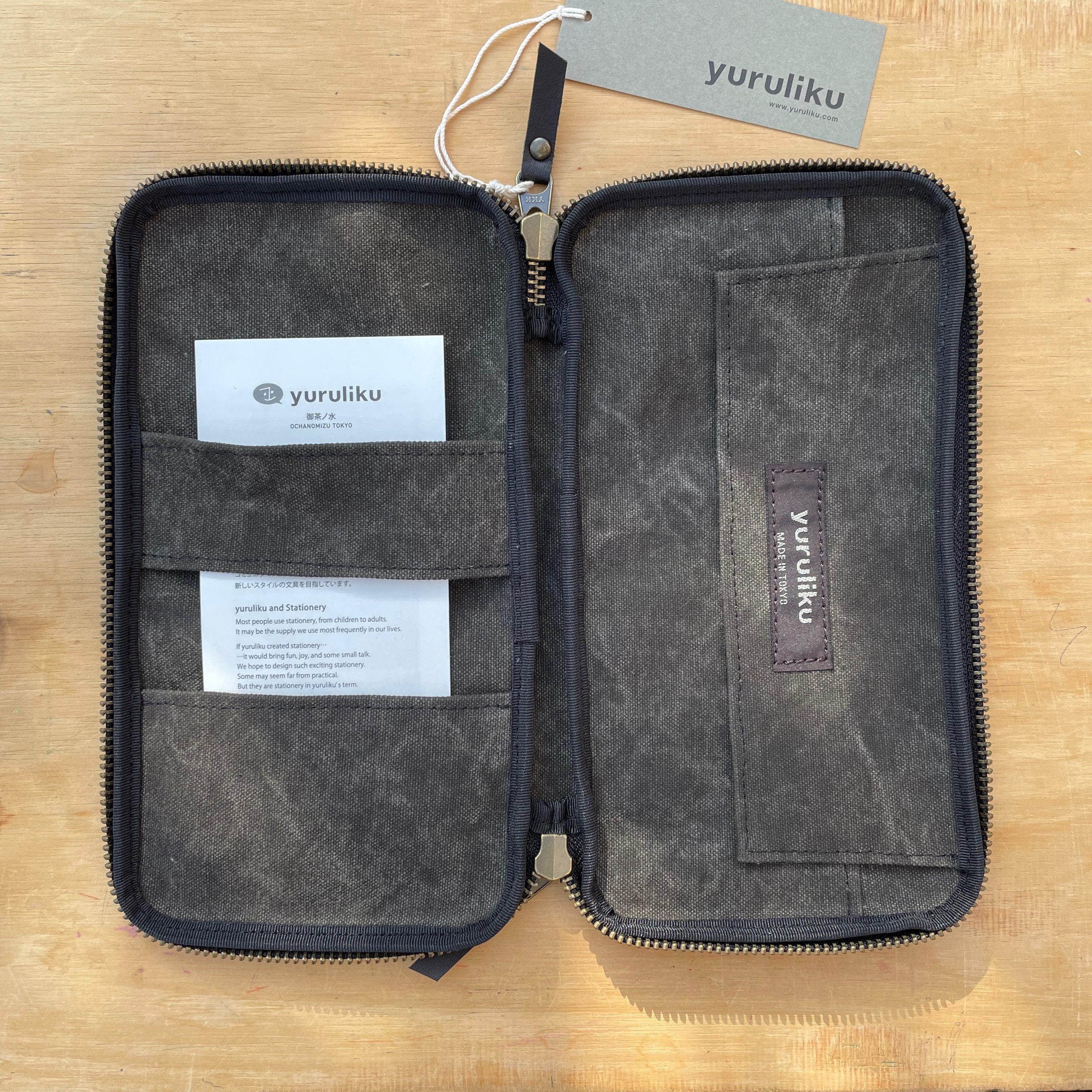 Yuruliku - FLAT toolcase Pen - Iron Black-DutchMills