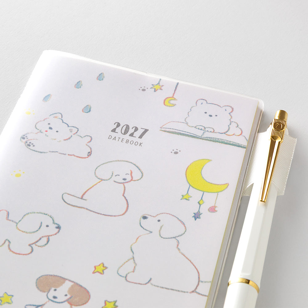 Midori - Pocket Diary Slim Dog 2027