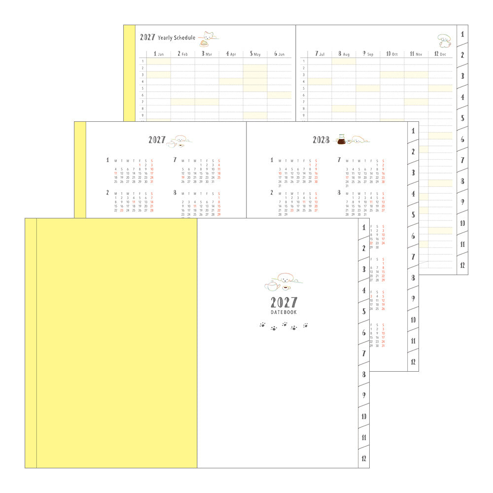 Midori - Pocket Diary B6 Dog 2027