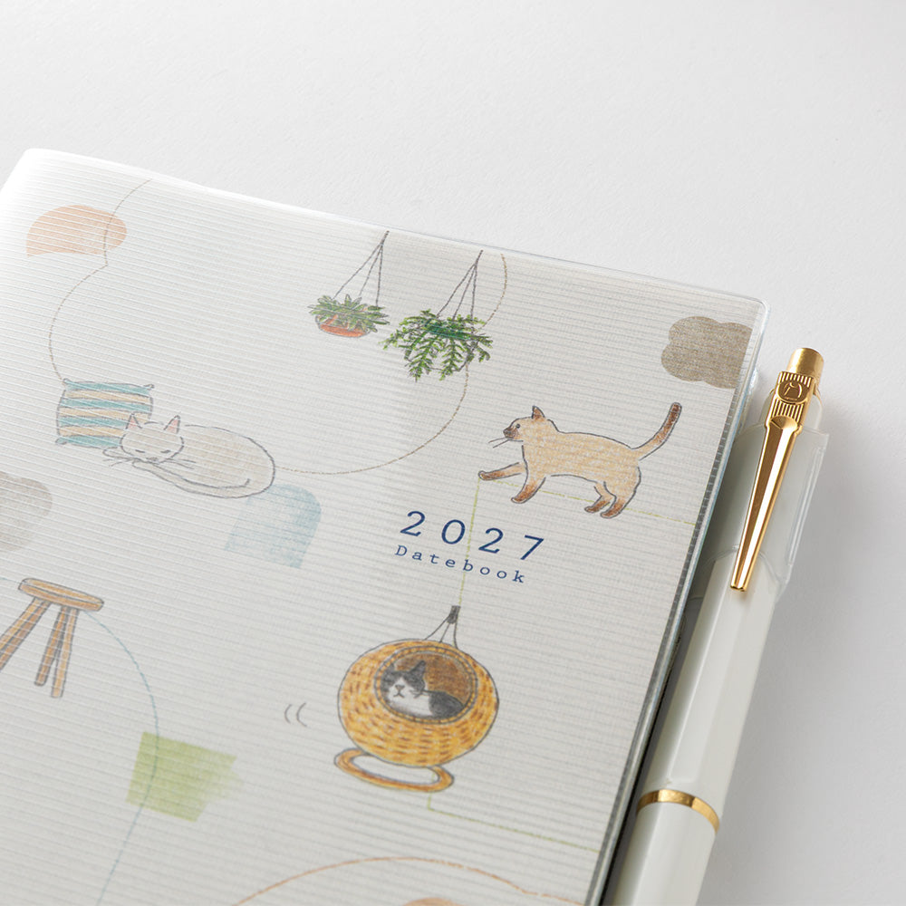 Midori - Pocket Diary B6 Cat 2027