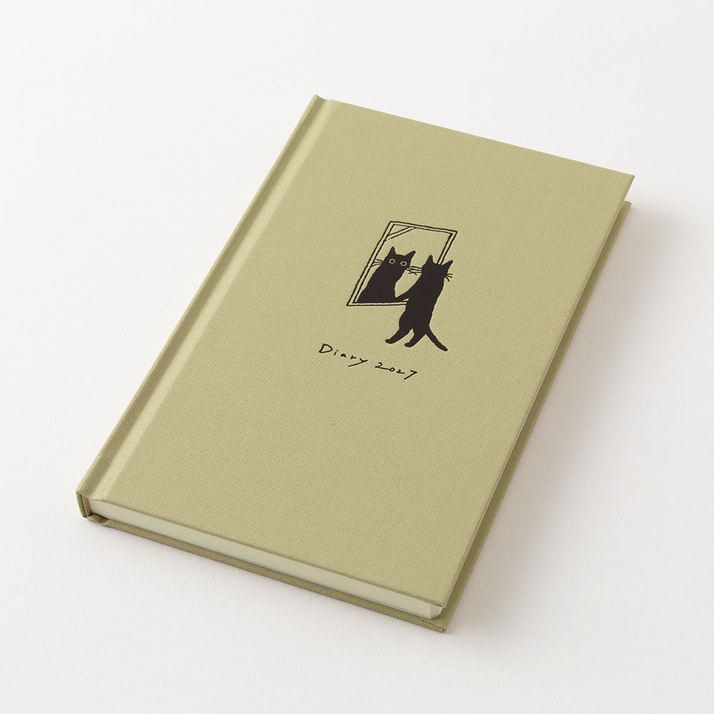 Midori - Book Style Diary B6 Variant Cat Beige 2027