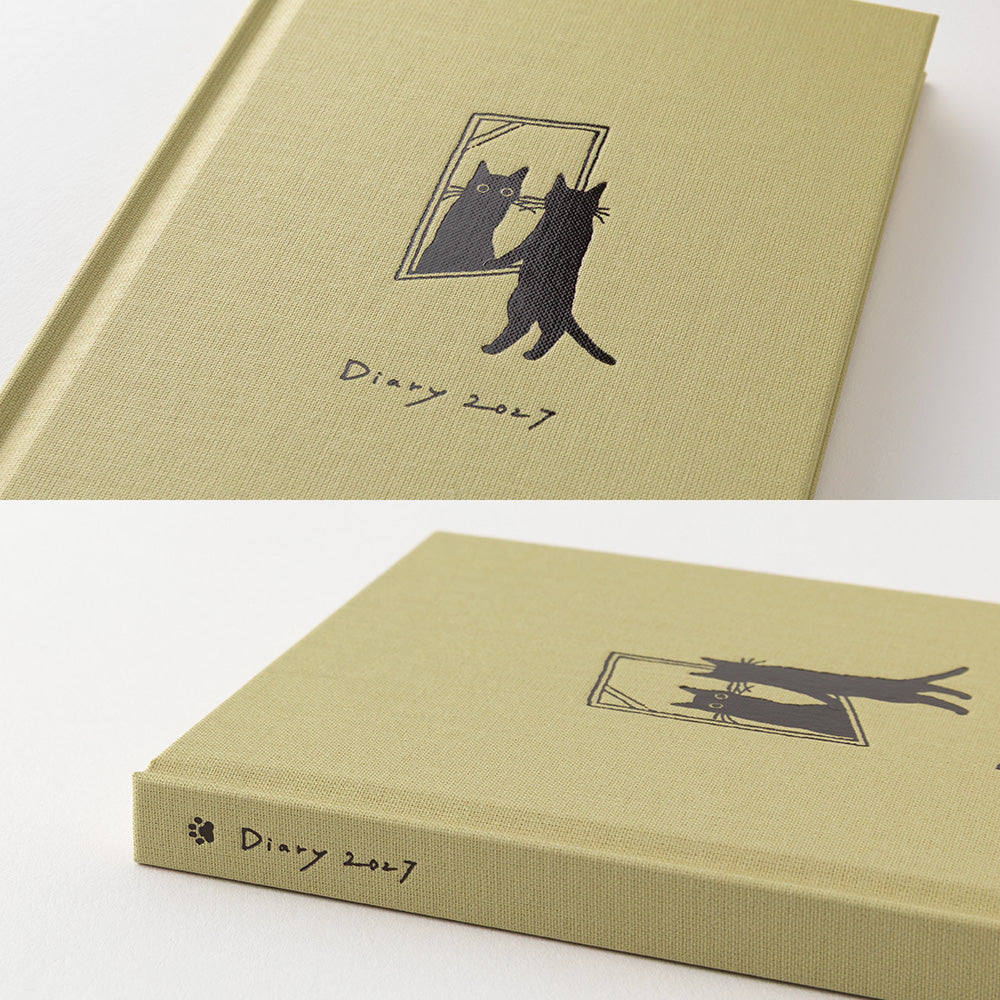 Midori - Book Style Diary B6 Variant Cat Beige 2027