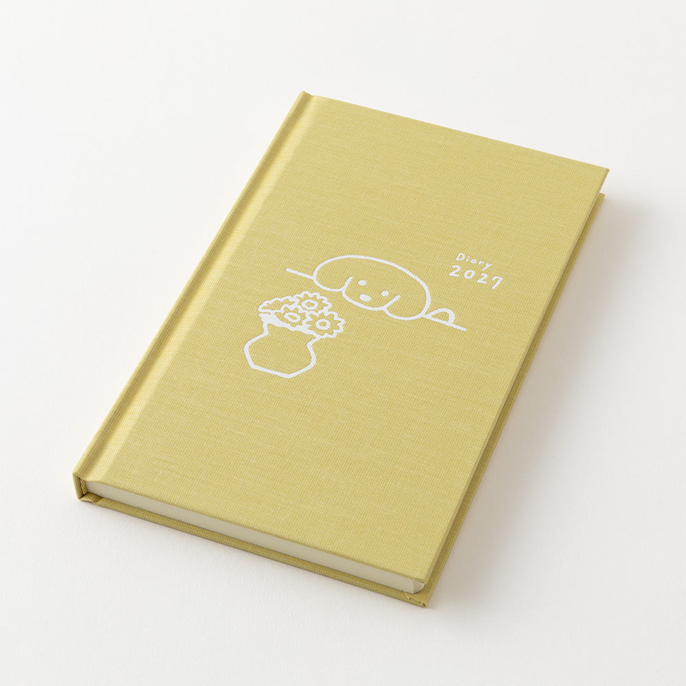 Midori - Book Style Diary B6 Variant Dog Yellow 2027