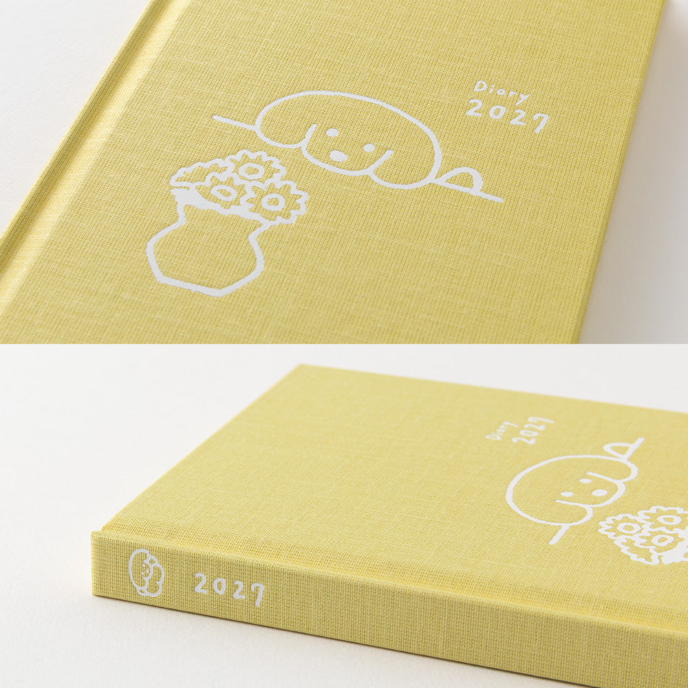 Midori - Book Style Diary B6 Variant Dog Yellow 2027