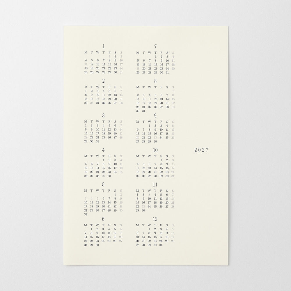 MD Product - MD Diary Sticker M 2027