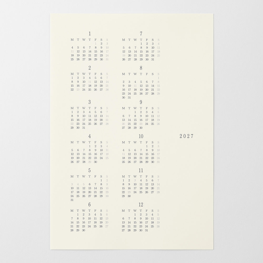 MD Product - MD Diary Sticker L 2027