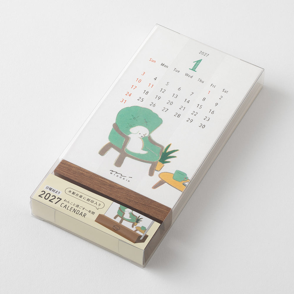 Midori - Stand Calendar Dog 2027