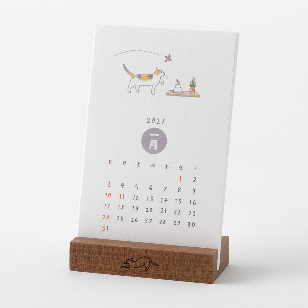 Midori - Stand Calendar Cat 2027